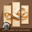HQ Minimalist Abstract Triptych #3 Extra B Samtuse963 logo