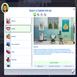 kiarasims Dentist Career / translation spanish by Monisims