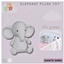 Baby Elephant plush toy logo
