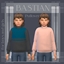 Bastian pullover for boys and girls logo