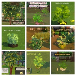 Icemunmun Various Harvestable Crops Pack Number Three Spanish ...
