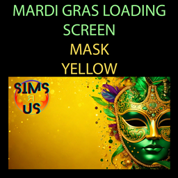 Loading Screen - Mardi Gras Mask on Yellow project avatar