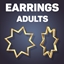 Nova Star Hoop Earrings logo