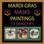 Mardi Gras Masks Paintings logo