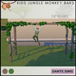 Kids Jungle Monkey bars - set