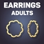 Camellia Medium Hoop Earrings For Adults logo
