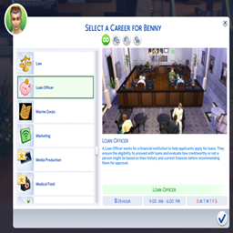 kiarasims Loan Officer Career / translation spanish by Monisims