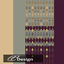 Pretty patterned wallpaper in dark red and gold logo