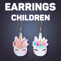 Unicorn Earrings For Kids