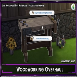 SrslySims Woodworking Overhaul / translation spanish by Monisims