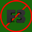 No More F3 logo