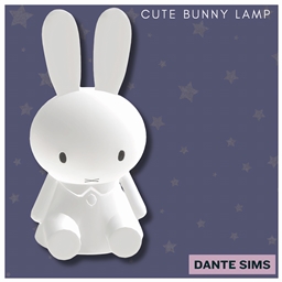 Cute bunny lamp