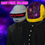 Daft Punk helmets by Jochi logo