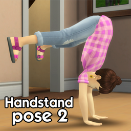 Handstand pose 2 logo