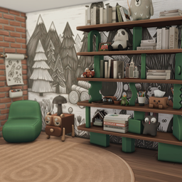 Kids Bedroom Green