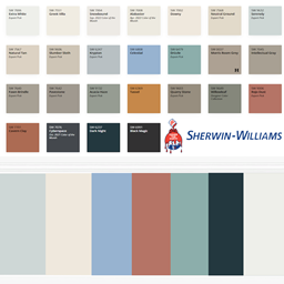 Sherwin Williams Bedroom Colors (Trimless) logo