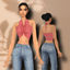 KAREN CROP TOP + add swatches logo