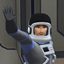 Astronaut Work from Home logo