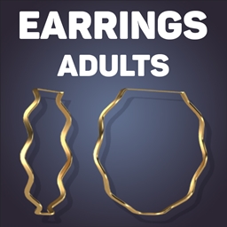 Big Wavy Hoop Earrings logo