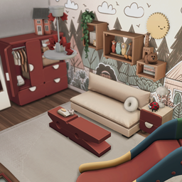 Kids bedroom Red project image