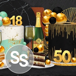 Cakes for the celebration of 18, 30 and 50 years