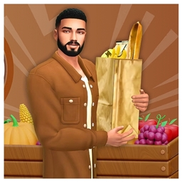 🧺🥦 Organic Basket — Functional Object by: GrumpyMods — Spanish Translation ES