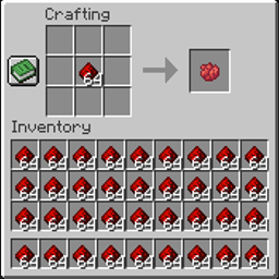 Red dye from redstone logo