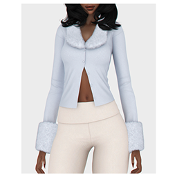 Angie Fur Cardigan logo