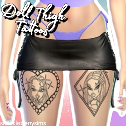 Doll Thigh Tattoos logo