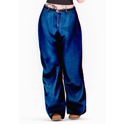 🤘 Rebel Denim Pants (with belt) 🤘 logo