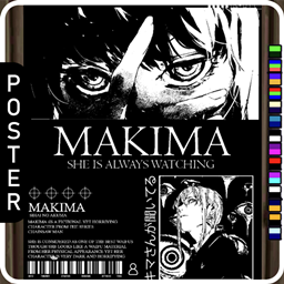 🖼️ [ESI] Makima is Watching (Poster) logo