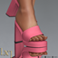 Round platform Shoes logo