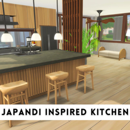 Japandi Inspired Kitchen & Entrance