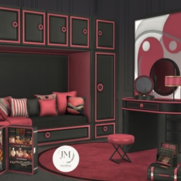Jomsims The Girly Vecky Bedroom logo