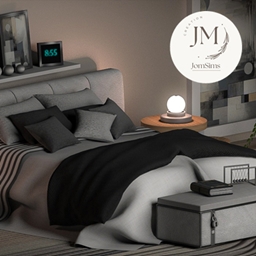 Jomsims Velara bedroom logo