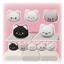 Cat-shaped pillow logo