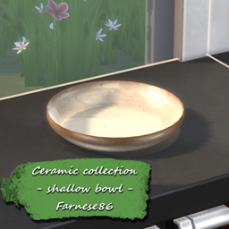 Ceramic collection - shallow bowls logo