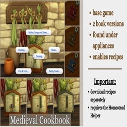 Littlbowbub Medieval Cookbook / translation spanish by Monisims logo