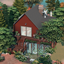 Modern A frame Cottage (no CC) logo