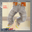 Infant's Vintage Punk Casual Retro Denim Jeans logo