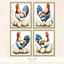 Chicken and Egg Wall Art by BlusterSims logo