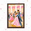 Dancing couple oil painting