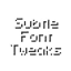 Subtle Font Tweaks