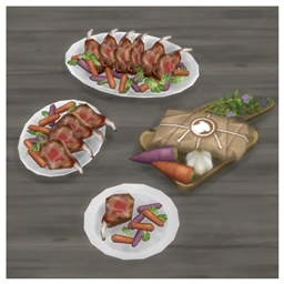 🍖✨ Rack of Lamb with Roasted Carrots ✨🥕by BrazenLotus — Spanish Translation ES 💚🎉📝