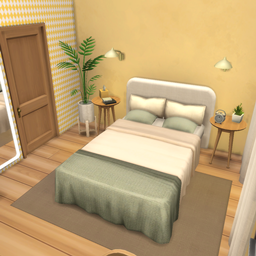 Cosy Yellow Bedroom