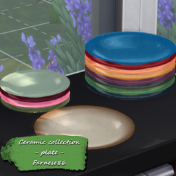 Ceramic collection - plate logo