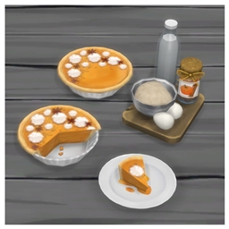 Elegant Pumpkin Pie by BrazenLotus Spanish Translation