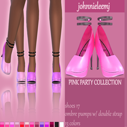 johnnieleemj Shoes 17 (Ombre Pumps w/ Double Strap) logo