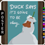 🖼️ [ESI] Duck Says (Poster) logo