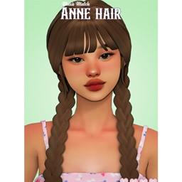 euno Anne Hair – Maxis Match Braided Pigtails logo